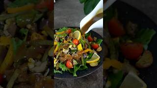 Sommersalate mit Senfdressing  veganes Rezept [upl. by Yancey]