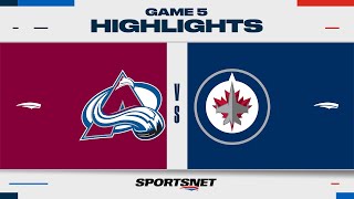 NHL Game 5 Highlights  Avalanche vs Jets  April 30 2024 [upl. by Genaro]