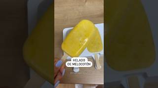 Helado saludable de fruta con melocotón 🍦🍑 sin azúcar recetasfaciles [upl. by Ragse904]