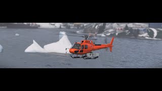 CowanSim H125 AS350B3e for MSFS2020 in Greenland [upl. by Sadoc]