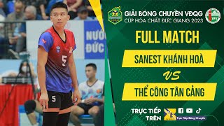 Full Match  SANEST KHÁNH HÒA vs THỂ CÔNG TÂN CẢNG  Vòng 2  Giải bóng chuyền VĐQG 2023 [upl. by Kovar]