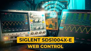 SIGLENT SDS1004XE Embedded Web Control [upl. by Dylane]