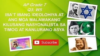 AP7Q3W5IBA’T IBANG IDEOLOHIYA AT MGA MALAWAKANG KILUSANG NASYONALISTA SA TIMOG AT KANLURANG ASYA [upl. by Reed]