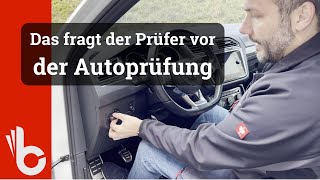 Das fragt der Prüfer vor der Autoprüfung Fahrtechnische Vorbereitung [upl. by Kared980]