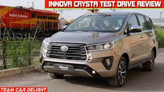 Innova Crysta 2022  24 Diesel AT Test Drive Review [upl. by Lavinie749]