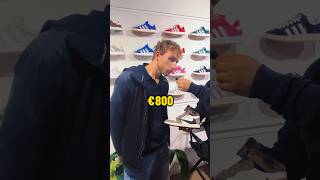 Hoeveel is deze schoen waard 👟 interview challenge travisscott breda foryou viralvideo [upl. by Odanref323]