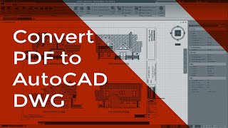 How to Convert a PDF to an AutoCAD DWG [upl. by Olegna]