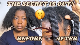 Keep your hair MOISTURIZED for 7 DAYS with this NEW technique A week in my natural hair☺️ [upl. by Mattias]