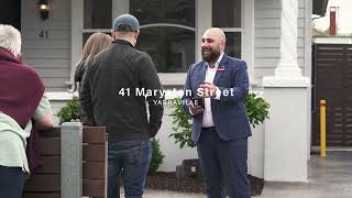 41 Maryston Street Yarraville  Auction Video  Craig Stephens amp John Galea  Jas Stephens [upl. by Siurad]