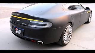 Aston Martin Rapide S V12 Cargraphic exhaust [upl. by Yanrahs]