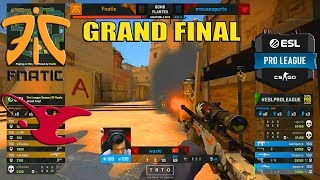 GRAND FINAL  fnatic vs mousesports  ESL Pro League S10 Finals  CSGO [upl. by Rothenberg]