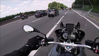 BMW R1200GS LC  PUIG Touring Windscreen Test 1 [upl. by Aivartal]