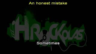 The Bravery  An Honest Mistake HKaraoke [upl. by Fitton]