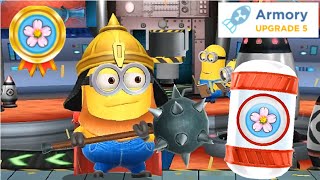 Minion Rush Bogatyr Costume rare minion Armory UPGRADE 5 funny android  ios gameplay walkthrough [upl. by Stirling]