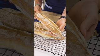 Homemade baguette recipe 🥖 food shorts viral [upl. by Hasila]