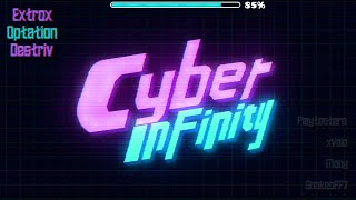 110692530 CYBER INFINITY by Extrox Easy Demon Geometry Dash [upl. by Willett953]