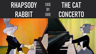 Rhapsody Rabbit amp Cat Concerto  Side by side [upl. by Sybille]