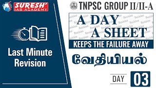 TNPSC GROUPIIIIA  PYQ  CHEMISTRY  DAY03  One Line Questions  Suresh IAS Academy [upl. by Cost]