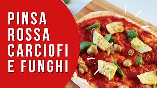 Ricetta PINSA ROMANA CARCIOFI E FUNGHI [upl. by Marguerie36]