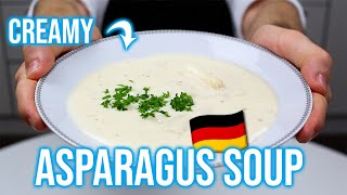 German asparagus soup tastes awesome Spargelsuppe Recipe [upl. by Chung]