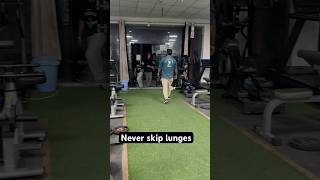 Never skip lunges youtube youtubeshorts gym [upl. by Merari]