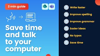 HOW TO Use Dictation in Microsoft Office amp Teams  Student amp Parent Quick Guide [upl. by Endaira365]