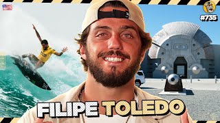 FILIPE TOLEDO DIRETO DO BUNKER DA OAKLEY EM LOS ANGELES  Podpah 735 [upl. by Crain]