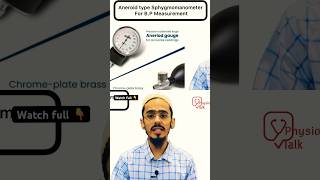 Aneroid sphygmomanometer  How to measure BP Accurately  shorts bloodpressure bpmeasurement [upl. by Marnia]