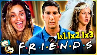 FRIENDS 1994 Season 1 Episodes 1x1 1x2 and 1x3 Reaction  First Time Watch [upl. by Aremat]