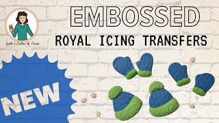 EMBOSSED Royal Icing Transfers for Cookies [upl. by Coppinger]