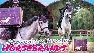 Lia amp Alfi  Unboxing Horsebrands Adventskalender für Reiter und Pferde [upl. by Gean]