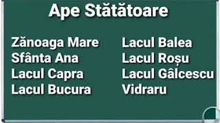 Exemple Ape Statatoare din Romania geografie pentru copii scoala [upl. by Marelda]