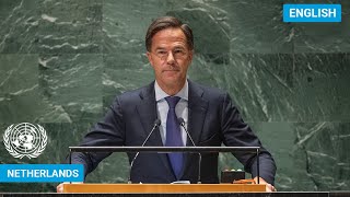 🇳🇱 Netherlands  Prime Minister Addresses United Nations General Debate 78th Session  UNGA [upl. by Naedan967]