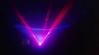 commodore 64 c64 controlled lasershow music Hermit  Flash it back [upl. by Suoicserp]