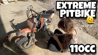 Extreme Pitbike  Extreme 110 Dirtbike [upl. by Cammi]