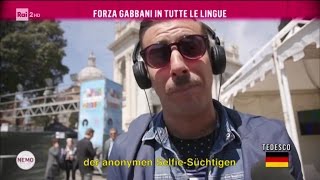 Forza Gabbani in tutte le lingue  Nemo  Nessuno Escluso 04052017 [upl. by Moclam7]