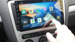 9quot TOUCHSCREEN CAR MEDIA PLAYER SKODA OCTAVIA RS ANDROID 10 [upl. by Jovia607]