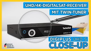 DIGIPLUS UHD S  UHD4KDigitalSatReceiver mit TwinTuner  TechniSat [upl. by Eentruoc]