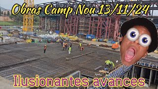 Camp Nou works 111324 Exciting progress [upl. by Kauffmann]