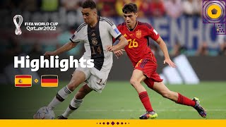 SUPER SUBS change game  Spain v Germany  FIFA World Cup Qatar 2022 [upl. by Grayson]