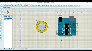 Piezo electric sensor Arduino simulation using proteus [upl. by Liatnahs]