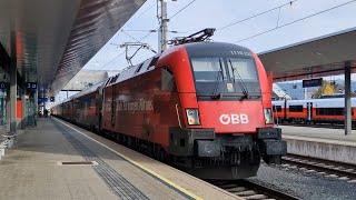 Abfahrt ÖBB RJ 797 quotMillstätter Seequot Klagenfurt Hbf  Salzburg Hbf in Klagenfurt Hbf 28102024 [upl. by Thrasher]