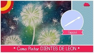 Curso de Acuarela para Principiantes como pintar dientes de leon FACIL [upl. by Virginie962]