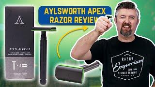 Wet Shaving Review Aylsworth Apex AL6063 Safety Razor Shave [upl. by Octavius]