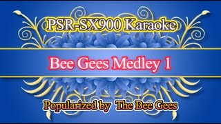 Bee Gees Medley 1 Bee Gees Video Karaoke [upl. by Neelyaj]