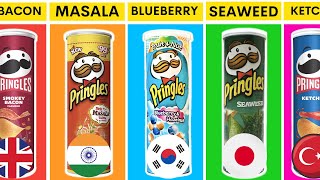 Pringles Flavors From Different Countries [upl. by Fanchette]