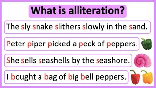 What is alliteration 🤔  Alliteration in English  Learn with examples [upl. by Taam]