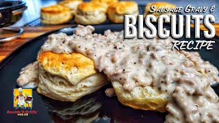 Country Style Sausage and Gravy  Biscuits and Gravy [upl. by Ylreveb119]