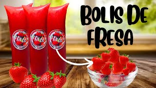 BOLIS DE FRESA para NEGOCIO base AGUA [upl. by Marlon705]