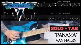 Van Halen  Panama  Guitar Solo  Tablatura [upl. by Irodim318]